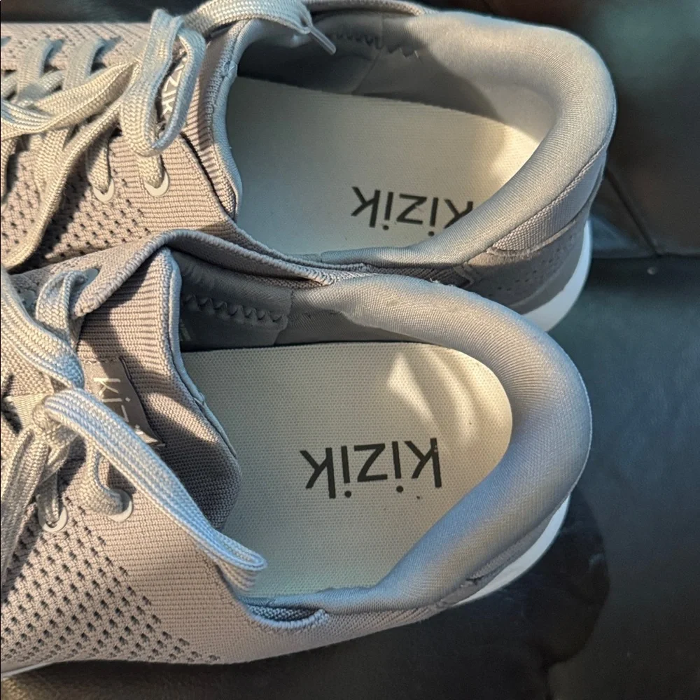 Kizik Lima Hands Free Lace Up Slip On Shoes Sneaker Gray Mens Size 13 - Picture 7 of 16